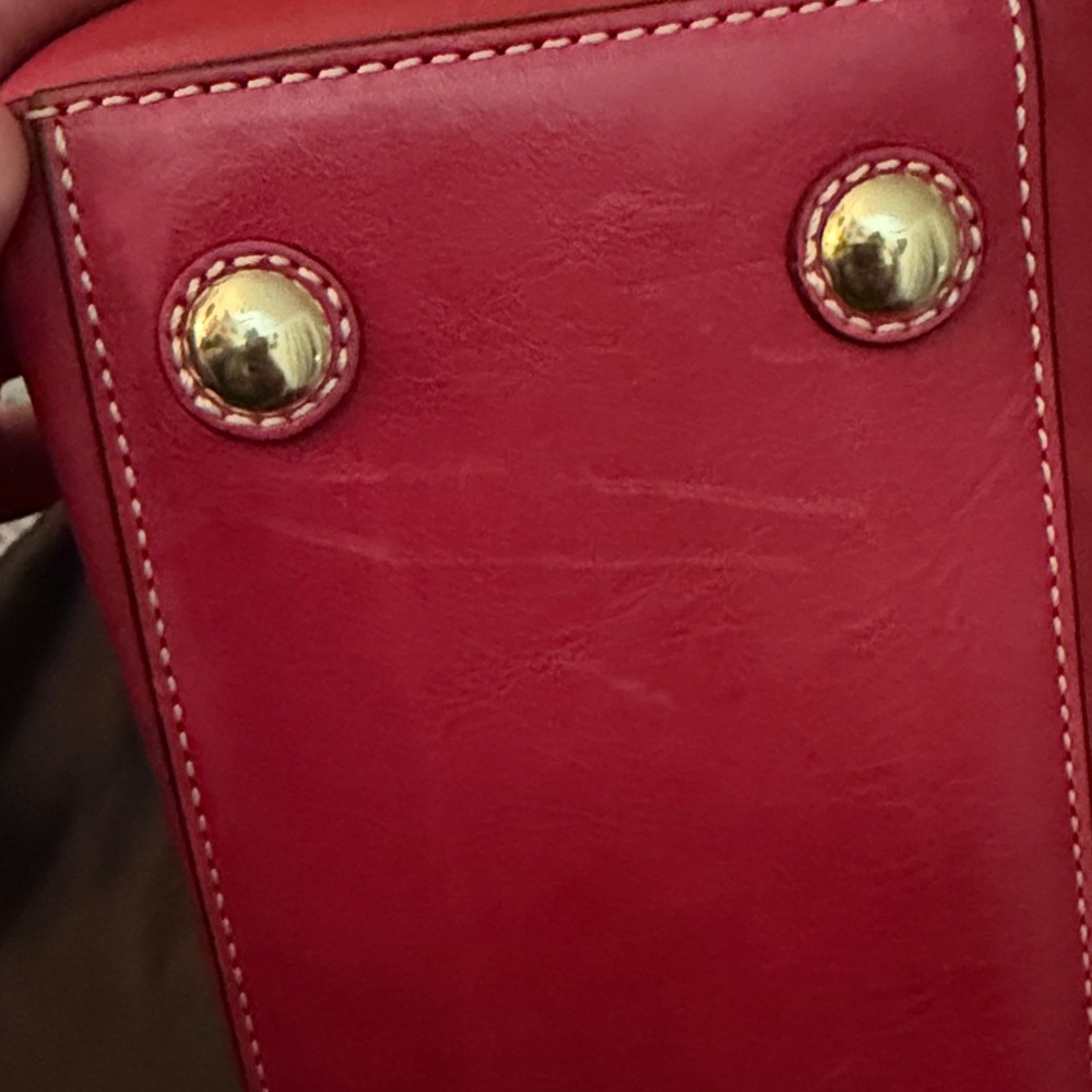 Coach Madeline bag - pink with tan bow - Picture 5 of 17